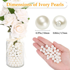 Ivory Pearl Craft Beads Loose Pearls For Jewelry Making