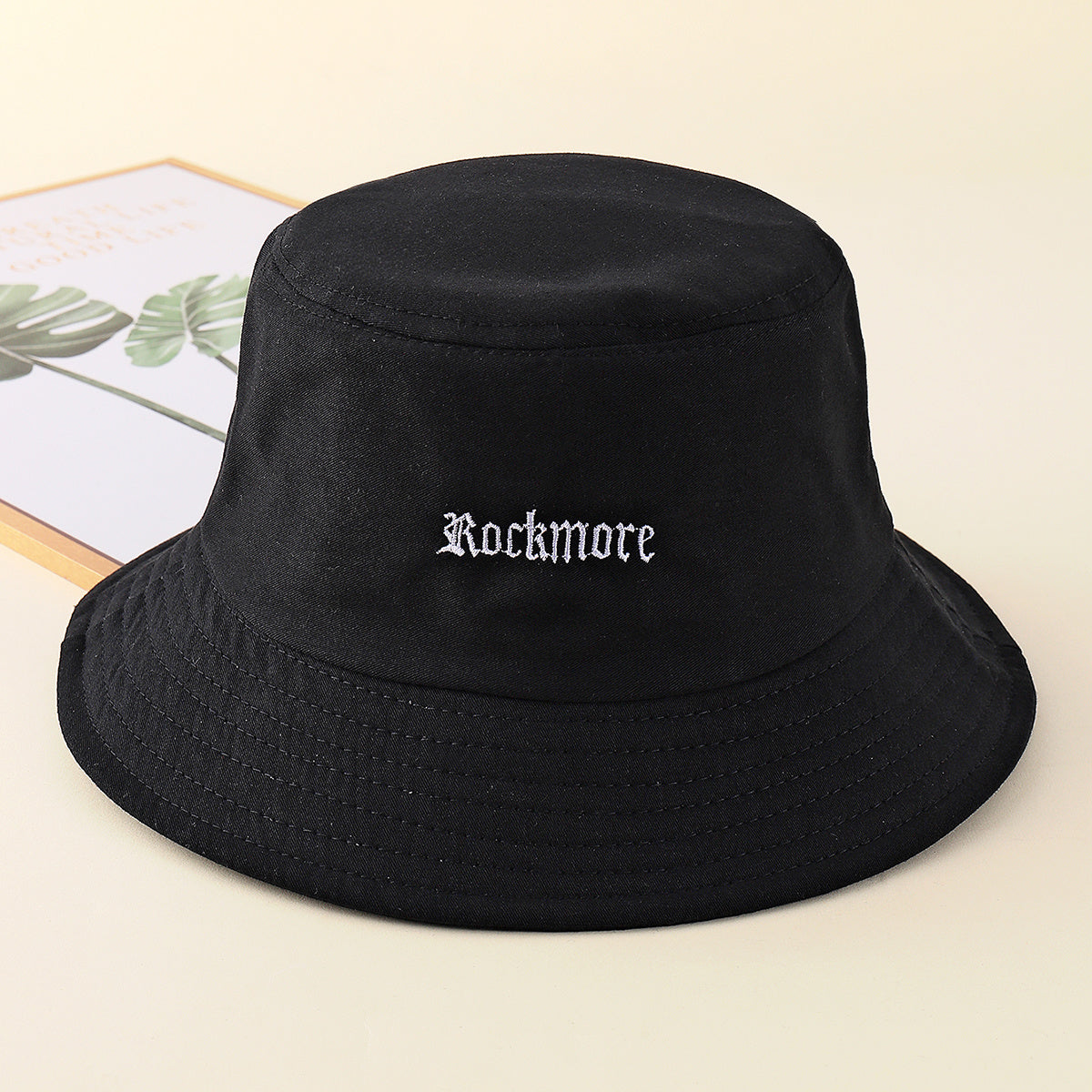 Embroidery Bucket Hat Sunscreen Fisherm