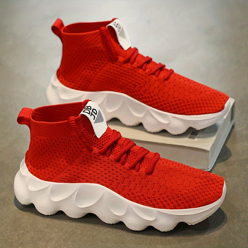 Soft Thick Sole Mesh Breathable Running Shoes Comfortable Sneakers