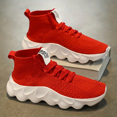 Soft Thick Sole Mesh Breathable Running Shoes Comfortable Sneakers