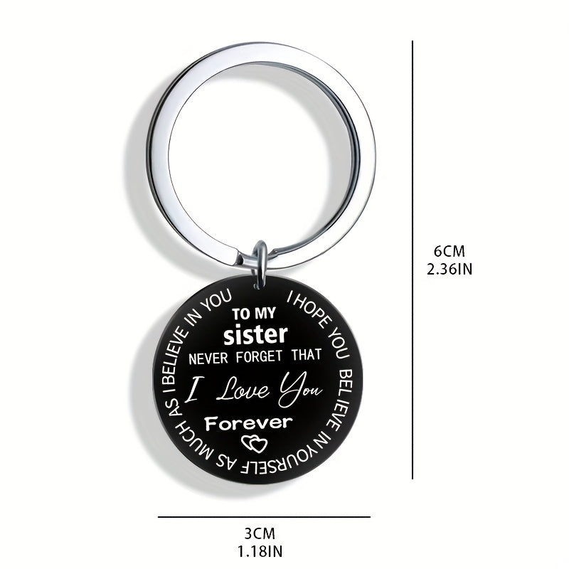 Sister Love Forever Acrylic Key Chain - From Brother
