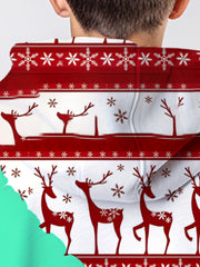 Christmas Kids Hoodie Pullover Long Sleeve Top Boy's Clothes