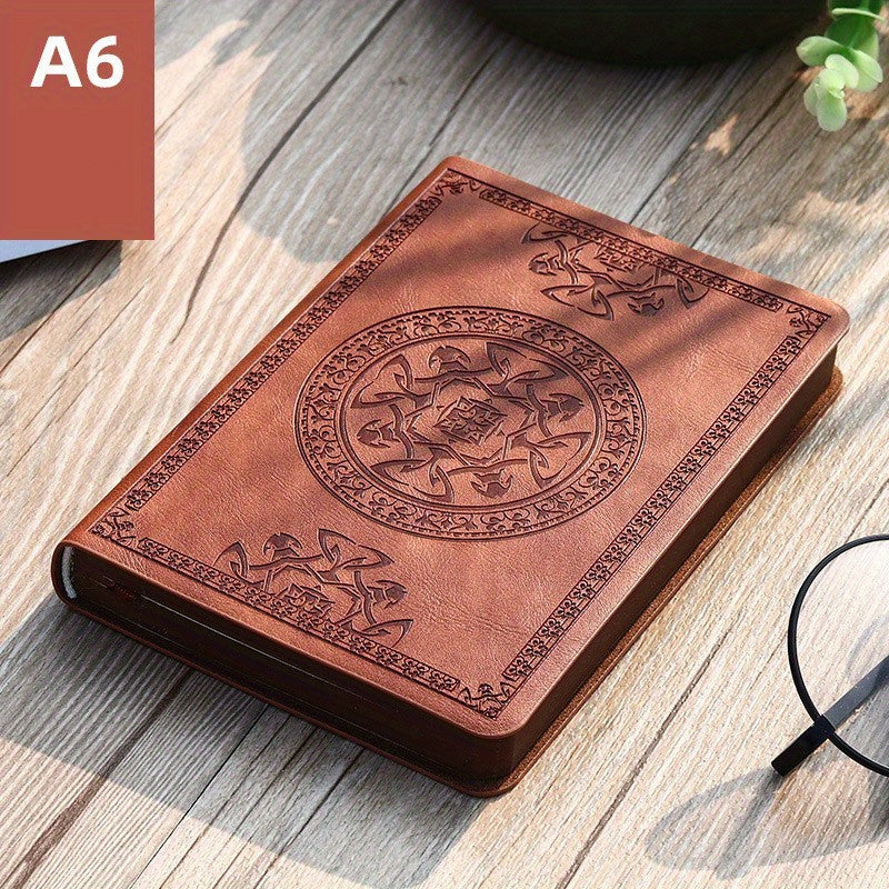 Vintage A6 Hand Drawn Notebook for Students & Office - Writing & Journaling