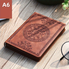 Vintage A6 Hand Drawn Notebook for Students & Office - Writing & Journaling