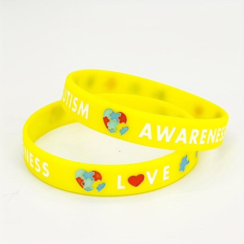 Motivational Silicone Bracelets - Set of 10-20 Rubber Wristbands for Sports