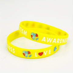 Motivational Silicone Bracelets - Set of 10-20 Rubber Wristbands for Sports