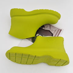 Women's Waterproof Ankle Rain Boots Slip On Water Shoes
