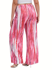 Tie Dye Wide Leg Sports Pants