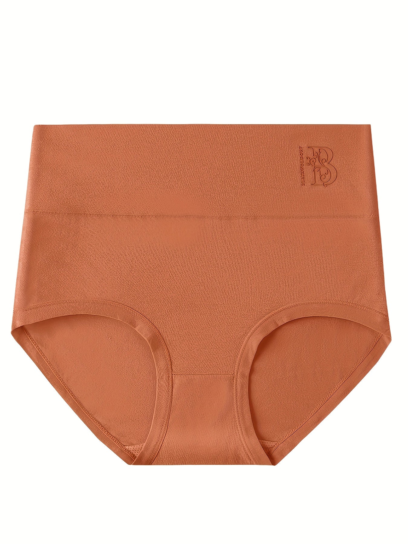 4pcs Solid Comfy Breathable Panties Women's Lingerie