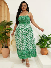 Boho Floral Maxi Cami Dress