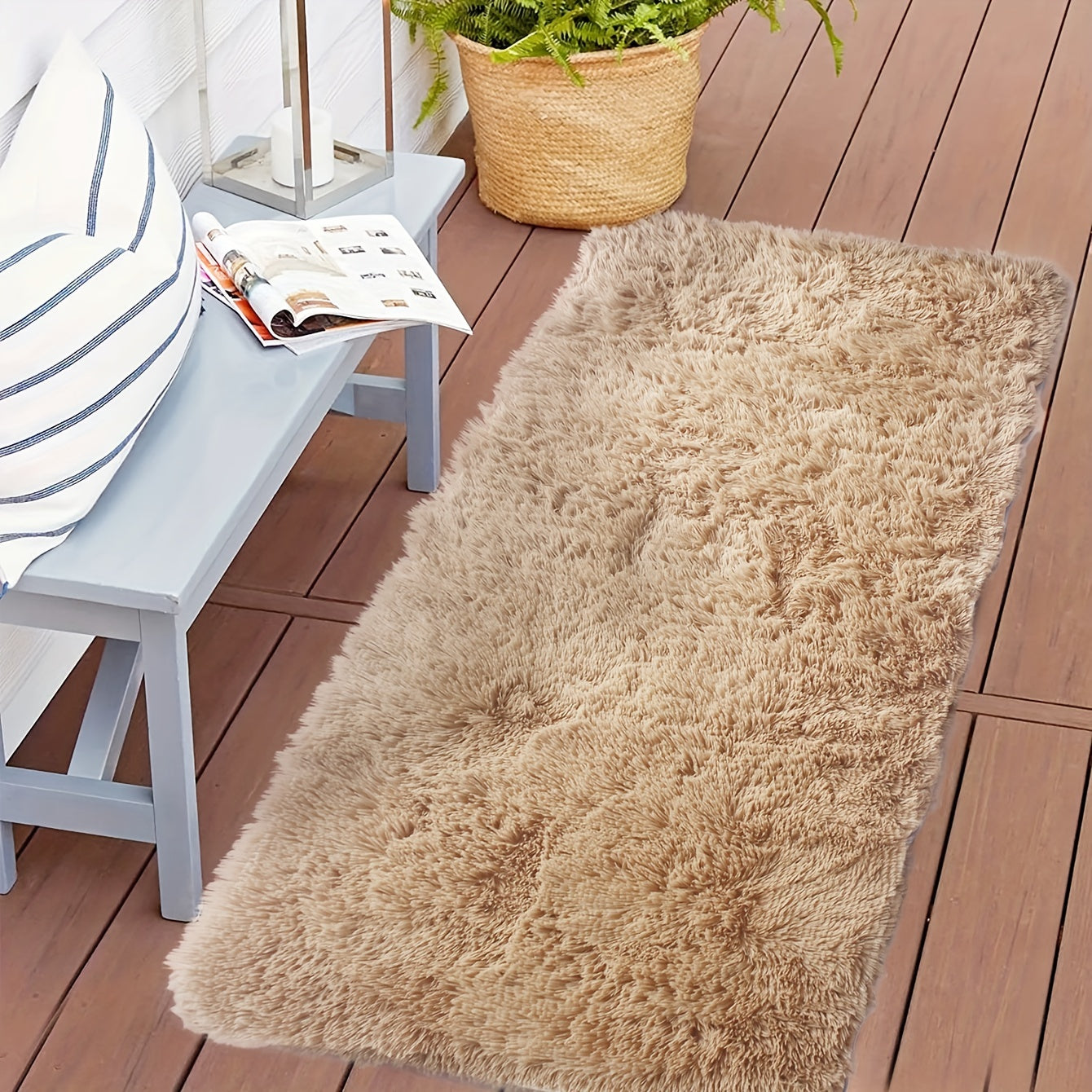 Fluffy Shaggy Area Rugs For Girls Bedroom Soft Kids Room Rugs Non Slip Carpet