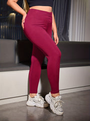 Women's Plus High Rise Skinny Fitness Leggings