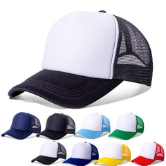 Men's Summer Mesh Cap Baseball Cap Breathable Adjustable Size Sunshade Sports
