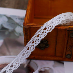 5 Yards Cotton Lace Trim Ribbon for Bridal Wedding Decoration DIY Craft