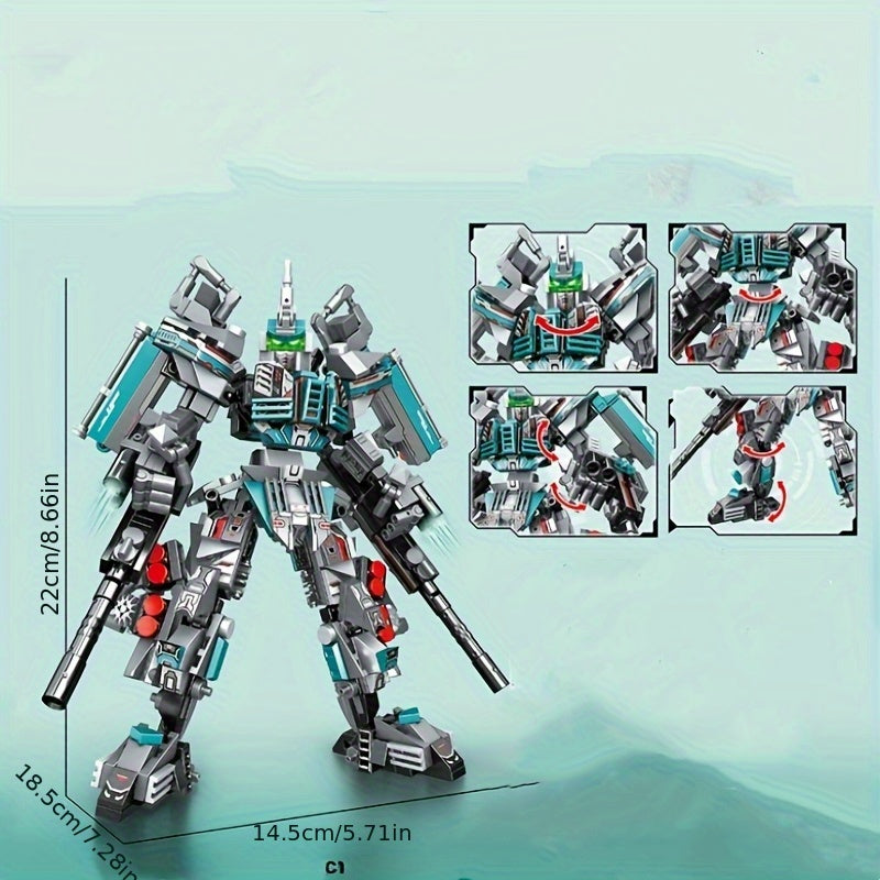 Robot Series Mecha Assembly Model Building Blocks Set Display