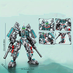 Robot Series Mecha Assembly Model Building Blocks Set Display
