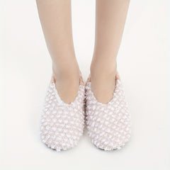 Plush Floor Socks Soft & Warm Low Cut Socks Women's Stockings