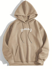 Kangaroo Pockets Hoodie Casual Long Sleeve for Women