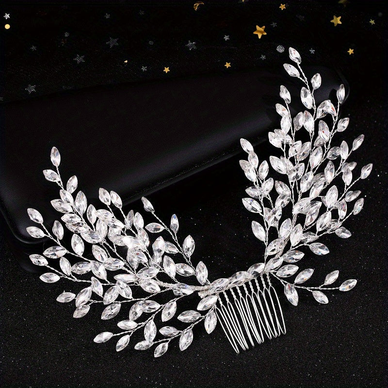 Crystal Hair Comb Bridal Jewelry Wedding Hair Accessories