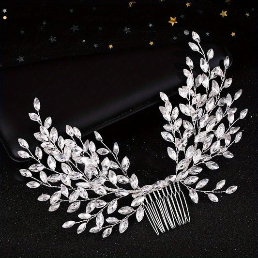 Crystal Hair Comb Bridal Jewelry Wedding Hair Accessories