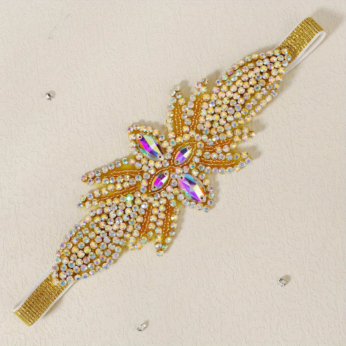 Elastic Rhinestone Headband for Women