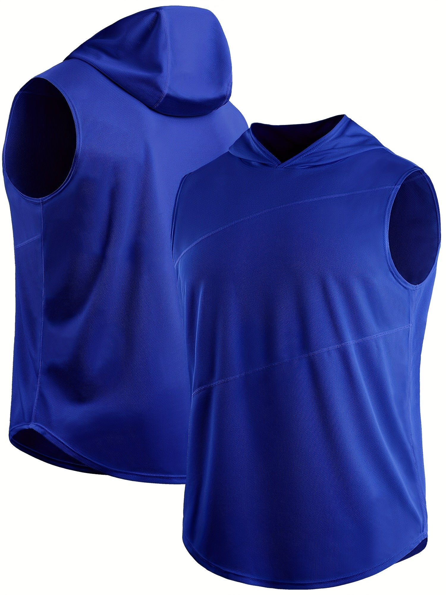 Men's Sleeveless Hooded Vest Quick Drying Sportswear