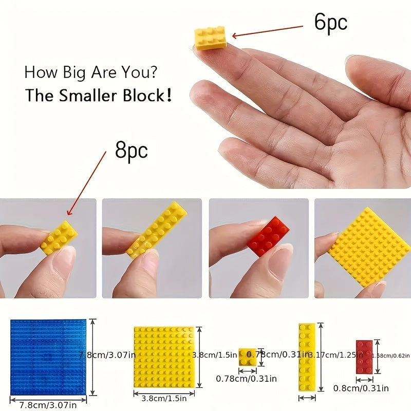 1000pcs Bulk Building Blocks Toy DIY Small Particle Inserting Blocks Toys