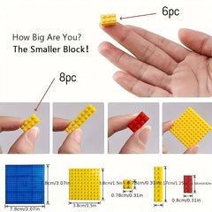 1000pcs Bulk Building Blocks Toy DIY Small Particle Inserting Blocks Toys