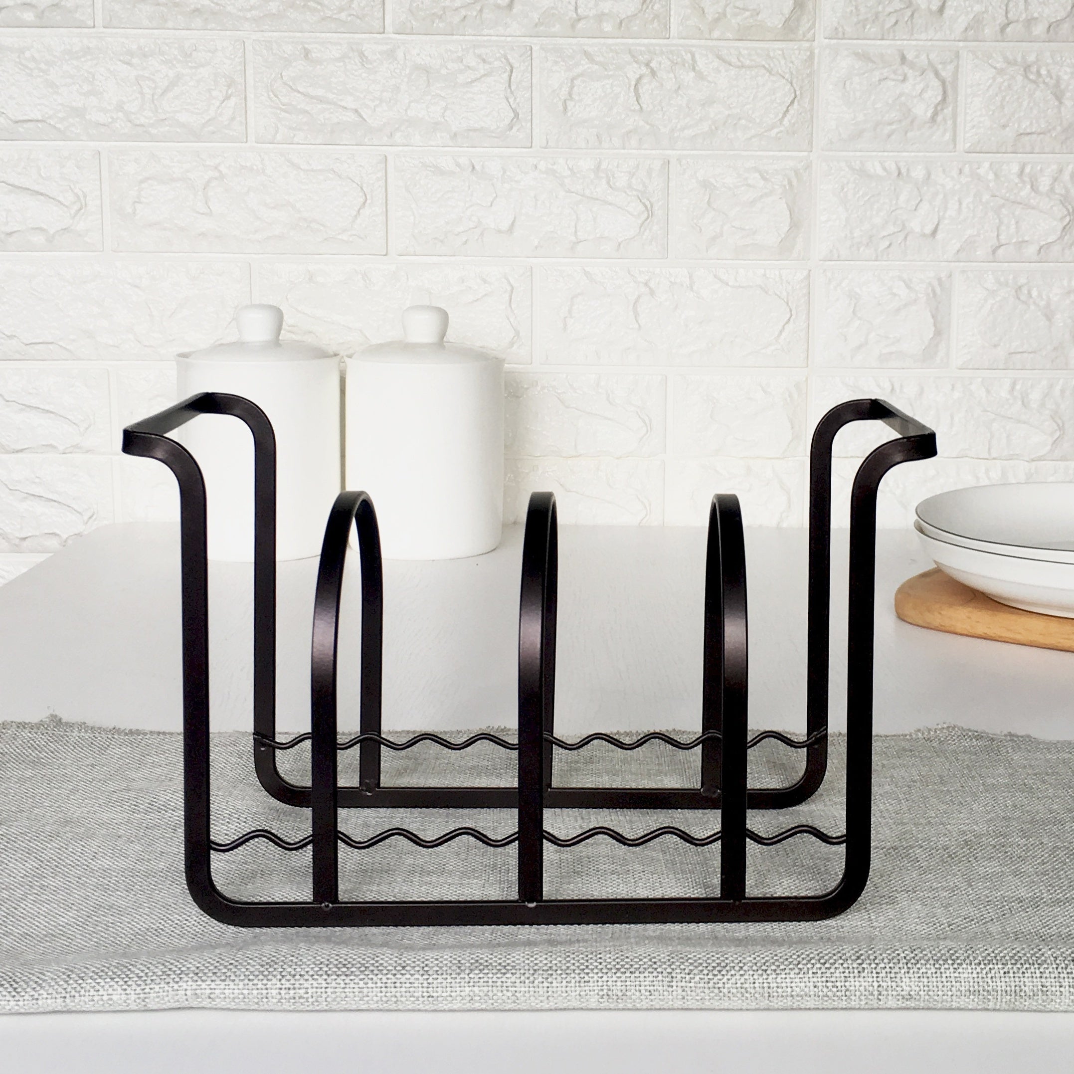 Kitchen Plate Rack Shelf Countertop Dish Rack Household Bowl Plate Storage