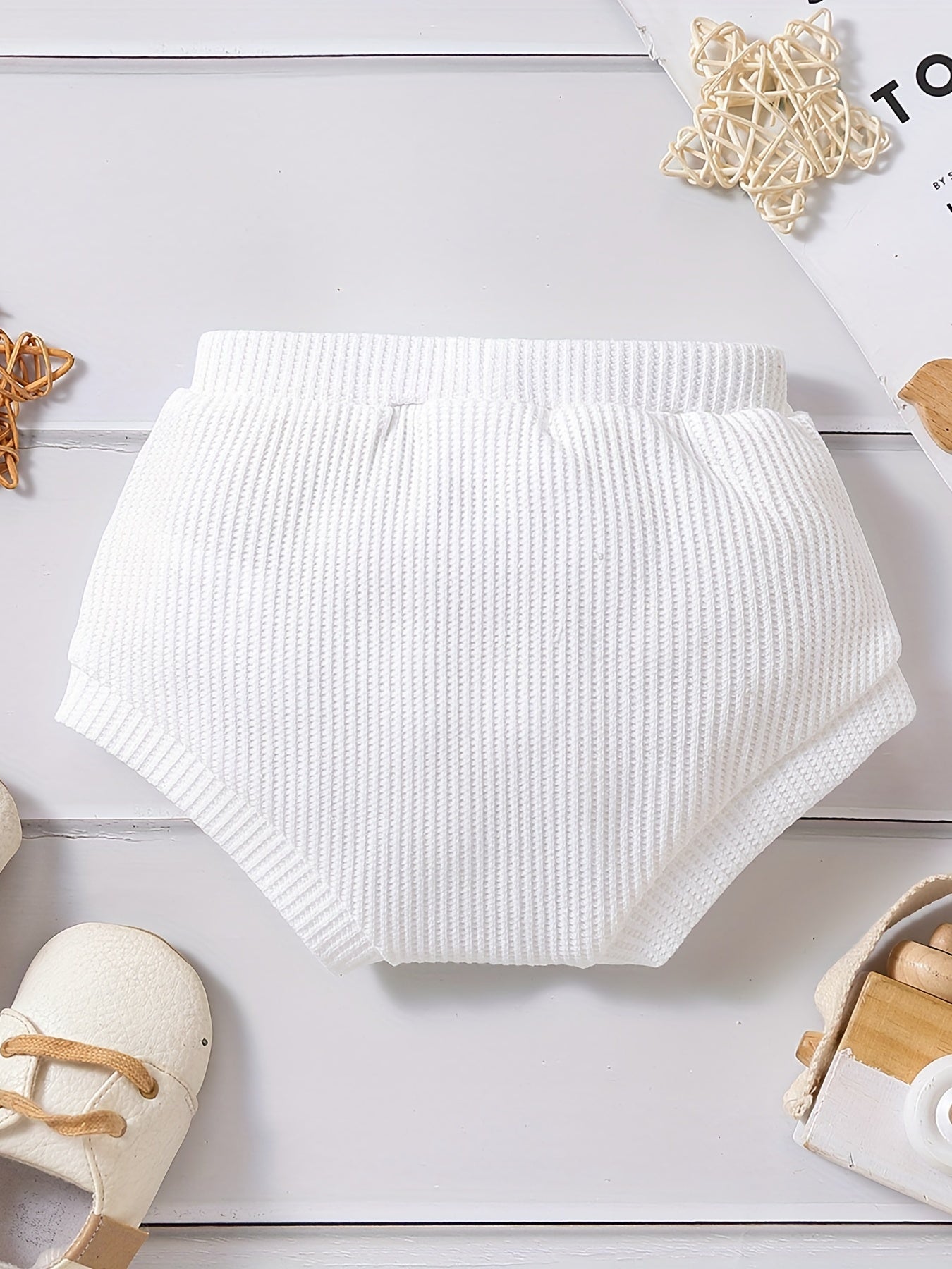Adorable Baby Casual Elastic Waist Shorts