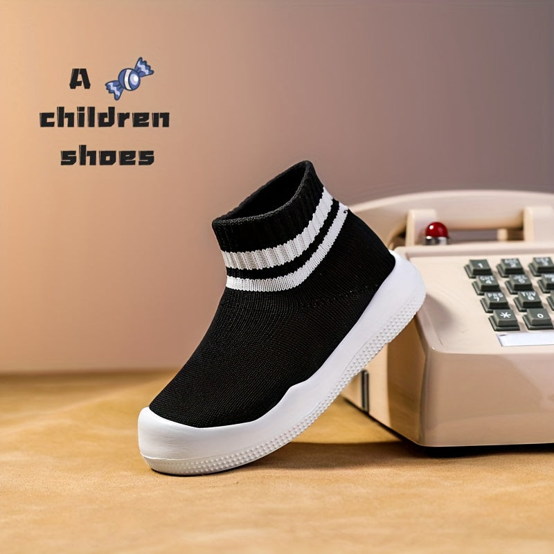Baby Boys Slip On Sock Shoes Breathable Non Slip Walking Shoes