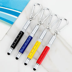 Mini 6-In-1 Tool Pen Touch Screen Ruler Level Screwdriver