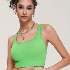 Quick Dry Shockproof Sports Bra Yoga Crop Top
