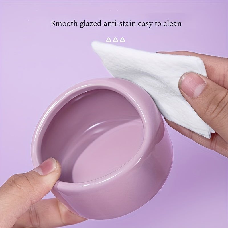 Hamster Food Basin Anti flip Pet Bowl Small Animal Supplies