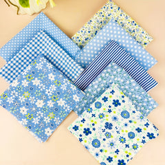 8pcs 24 89 24 Printed Cotton Quilted Fabric for DIY Handicraft