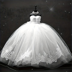 Princess Girl Wedding Dress Halloween Christmas Thanksgiving Gift Model