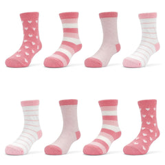 Kids Striped Non slip Crew Socks for Boys and Girls