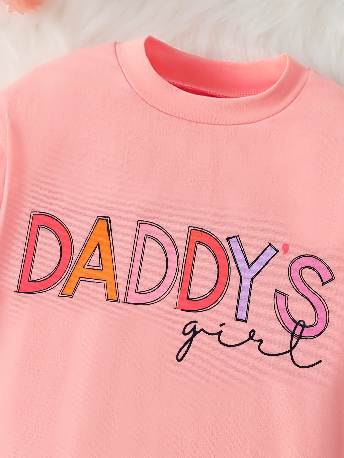 Daddy's Girl Triangle Romper Long Sleeve Cotton Baby Onesie Bodysuit