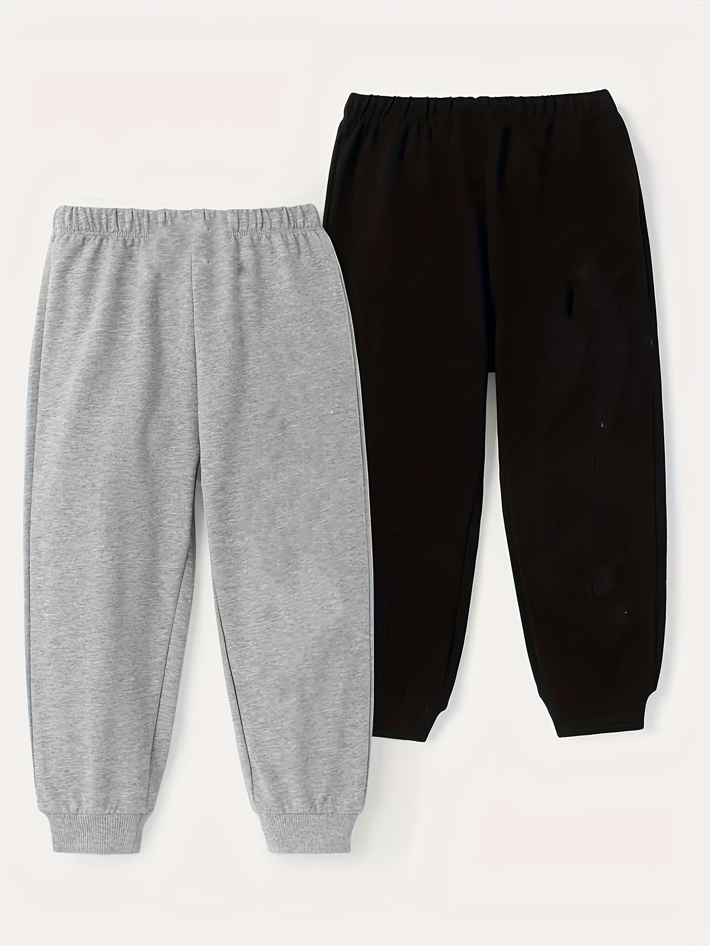 Boys Wild Boy Letter Print Sweatpants Set for Spring and Fall