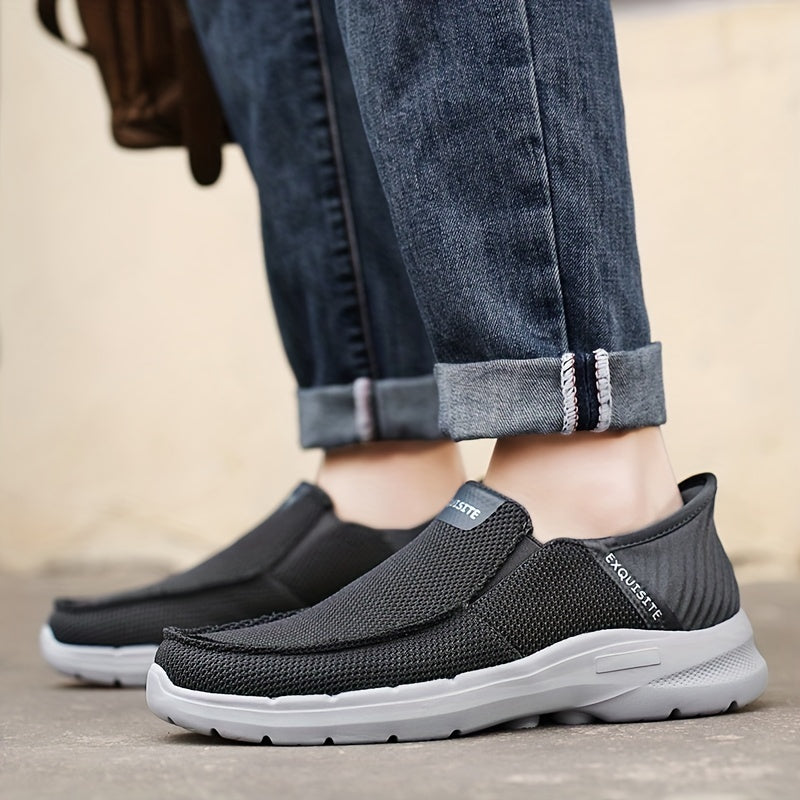Men's Breathable Lightweight Loafer Shoes Slip On Sneakers Spring Summer