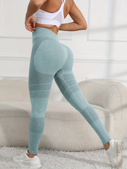 Solid Seamless Leggings Sports Fitness Yoga Running Trousers