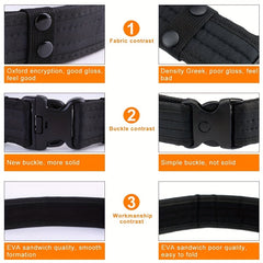 Camouflage Nylon Tactical Belt with Plastic Buckle