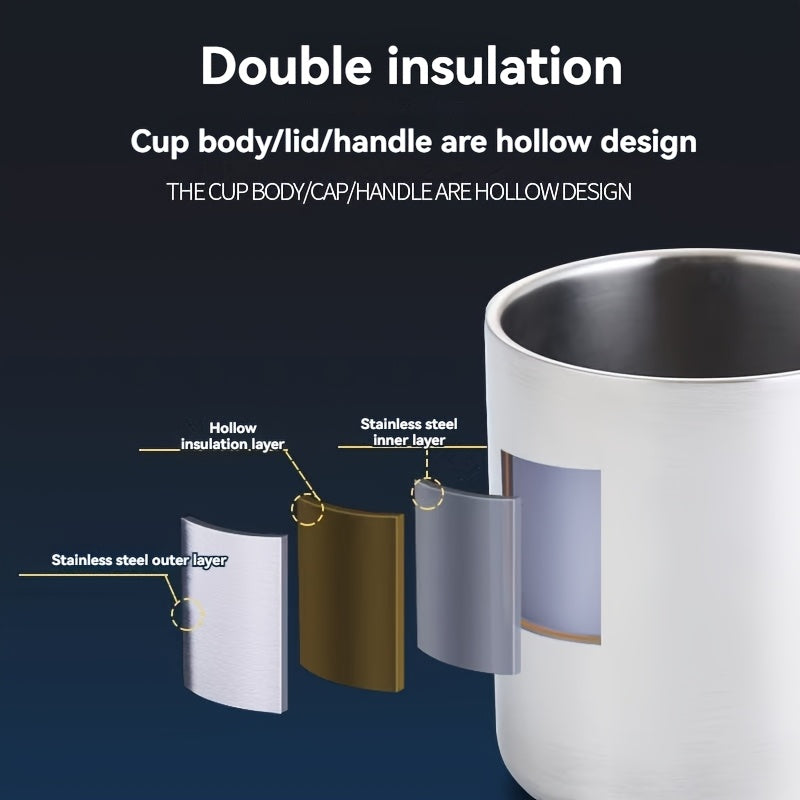 Stainless Steel Double Wall Tumbler Insulated Coffee Mug with Lid