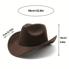 Men's European American Solid Wool Jazz Hat British Style Top Hat