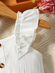 Baby Girl Ruffle Sleeve Top & Puffy Skirt Set
