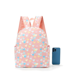 Pink Love Children's Backpack Large Capacity