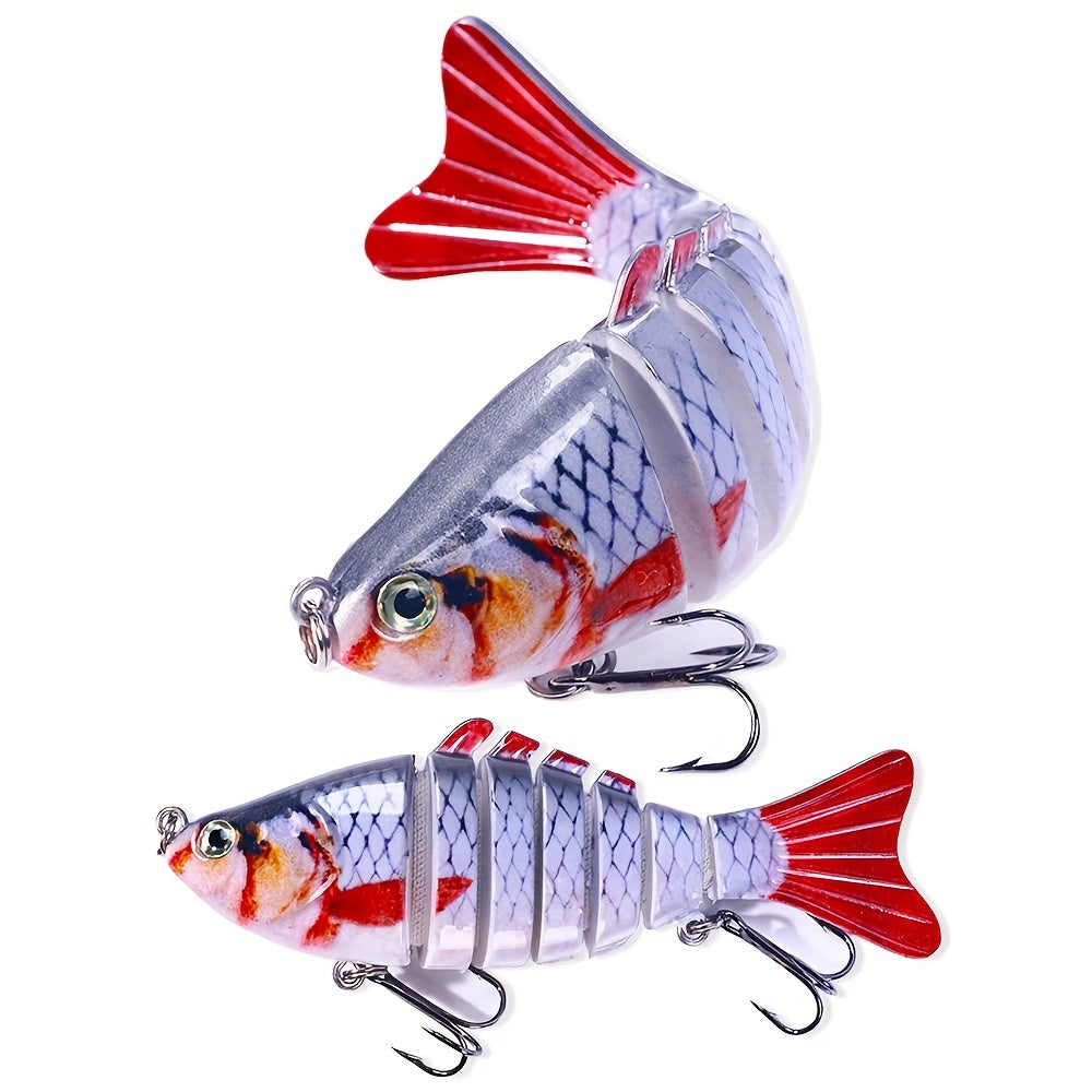 10pcs Bionic Plastic Hard Wobbler Bait Fishing Tackle