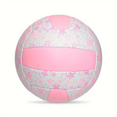 Star Pattern Volleyball Soft Size 5 for Indoor Outdoor Beach Training
