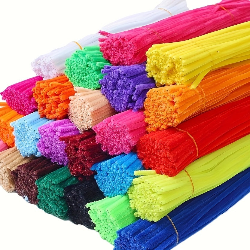 100pcs Single Hair Twisting Sticks DIY Early Education Toy Accessories