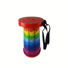 Portable Folding Telescopic Stool Lightweight Plastic Stool